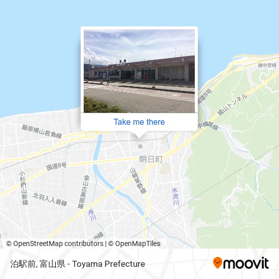 泊駅前 map