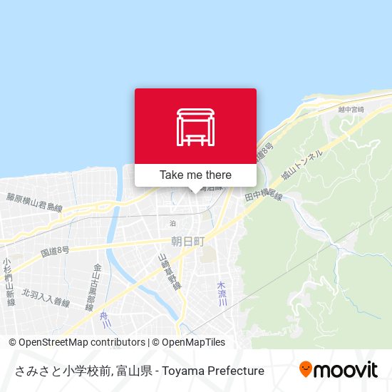 さみさと小学校前 map