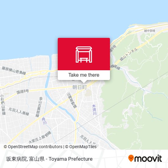 坂東病院 map