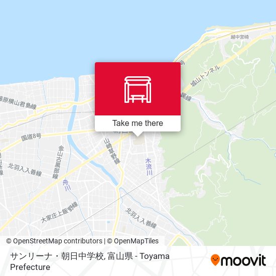 サンリーナ・朝日中学校 map