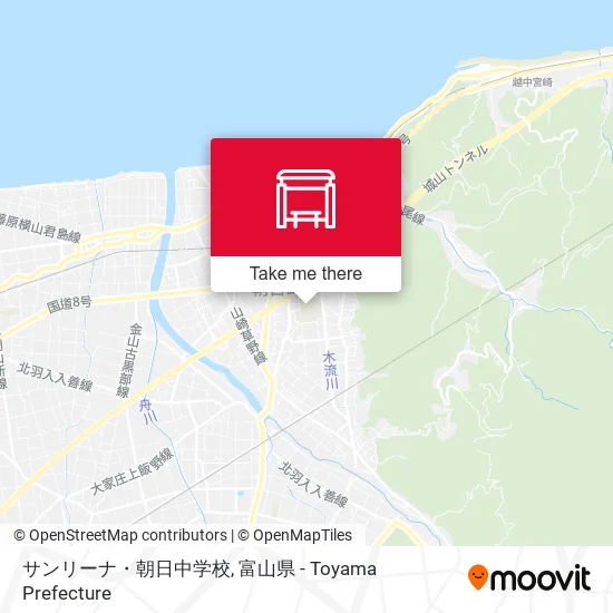 サンリーナ・朝日中学校 map