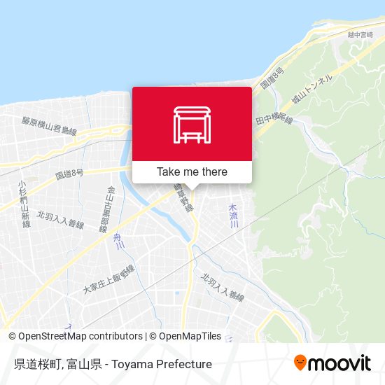 県道桜町 map