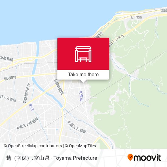 越（南保） map