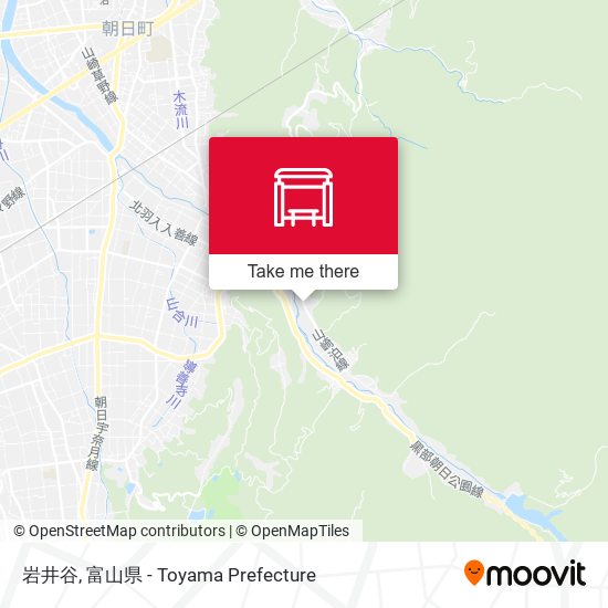 岩井谷 map