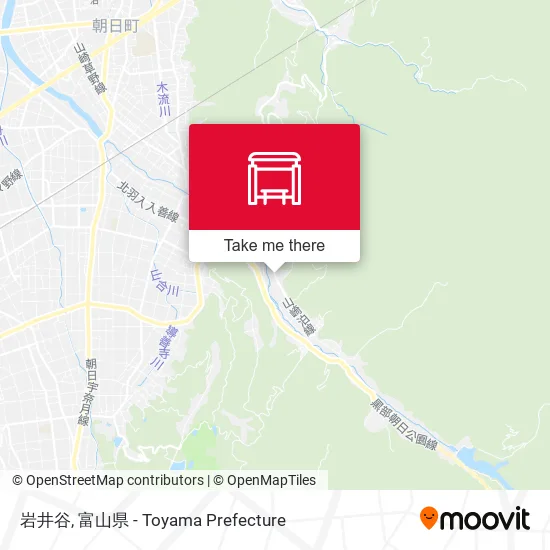 岩井谷 map