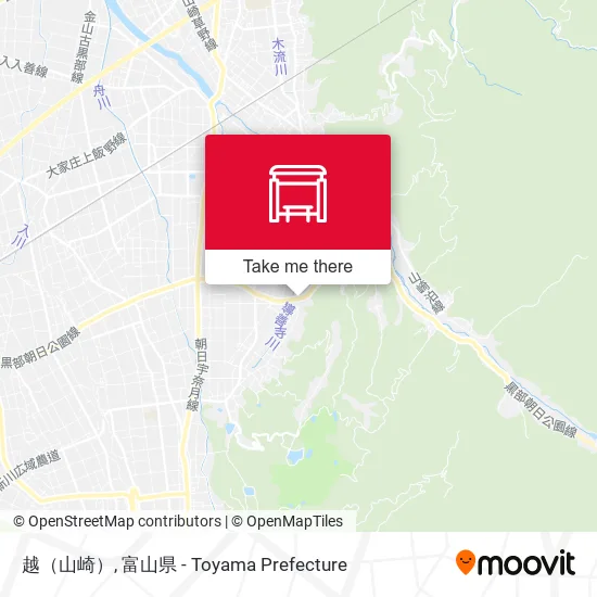 越（山崎） map