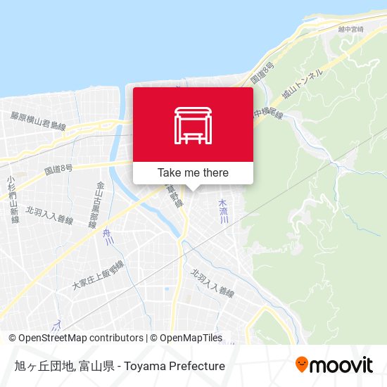 旭ヶ丘団地 map