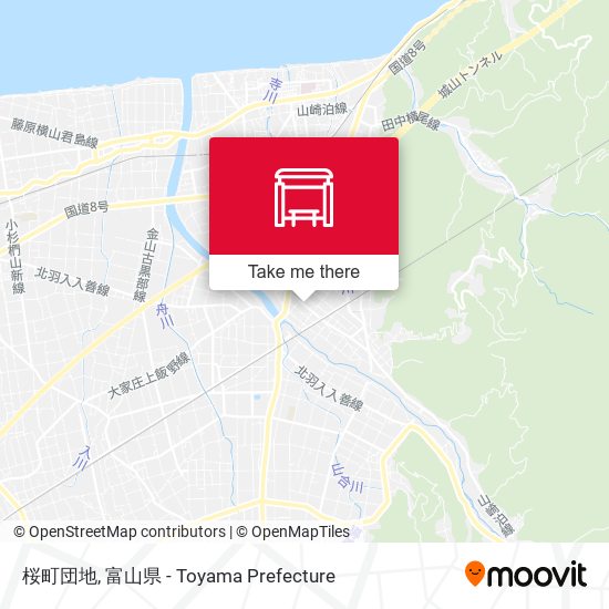 桜町団地 map