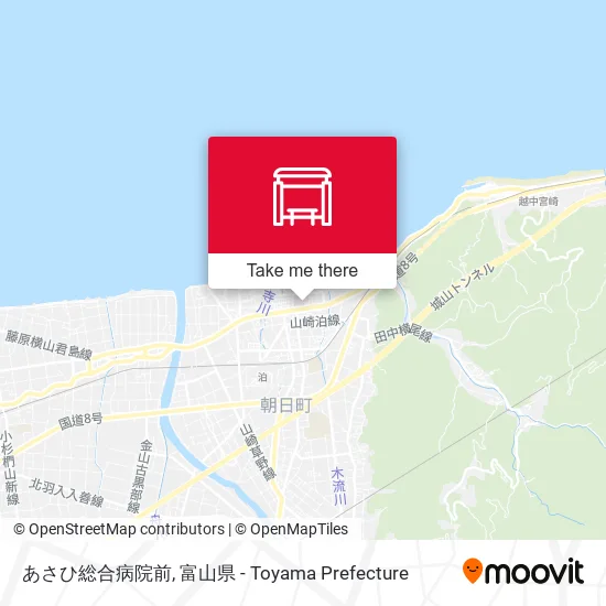 あさひ総合病院前 map