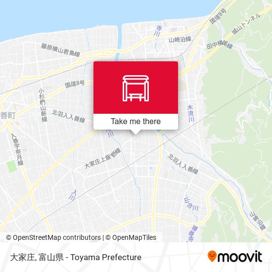 大家庄 map