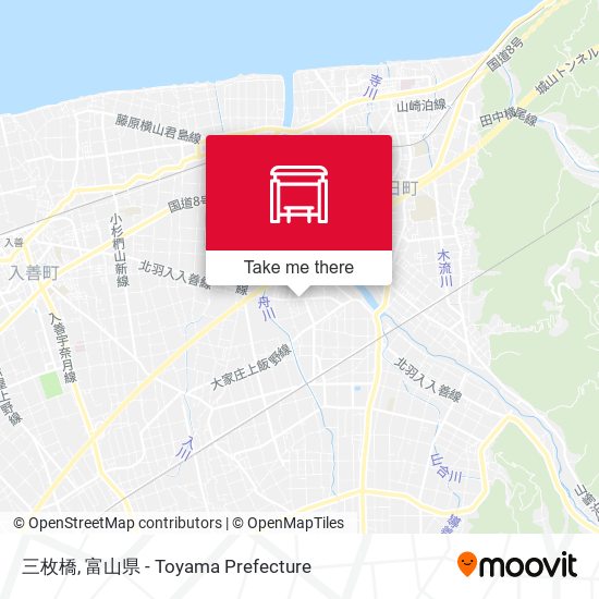三枚橋 map
