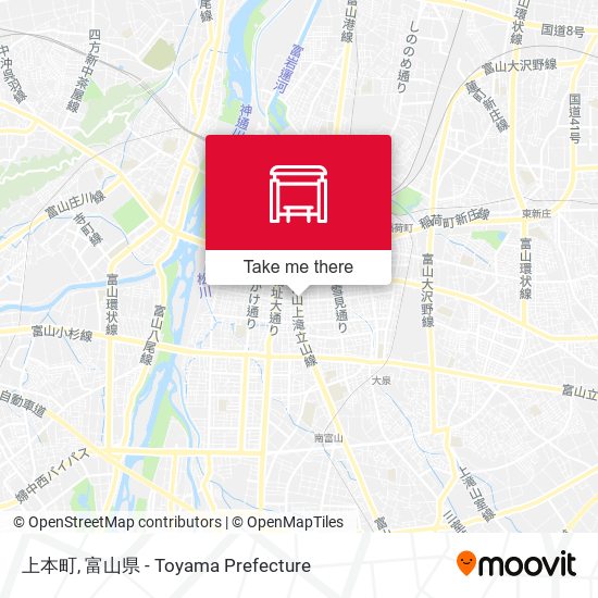 上本町 map