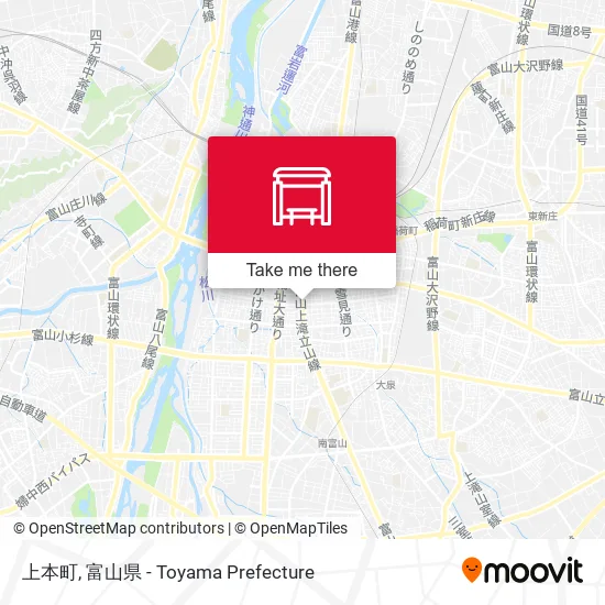 上本町 map