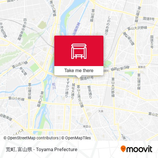 荒町 map