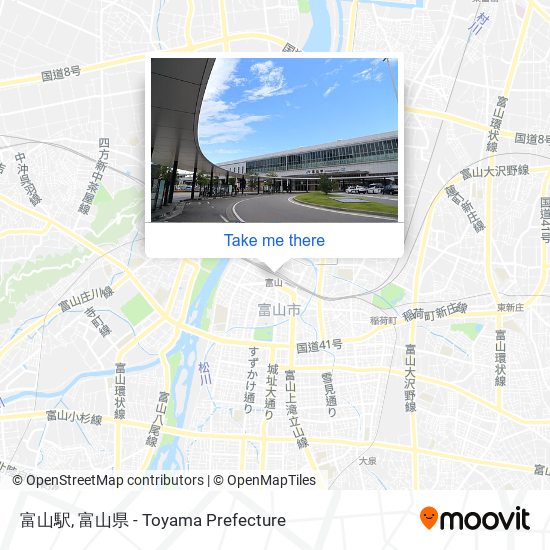 富山駅 map
