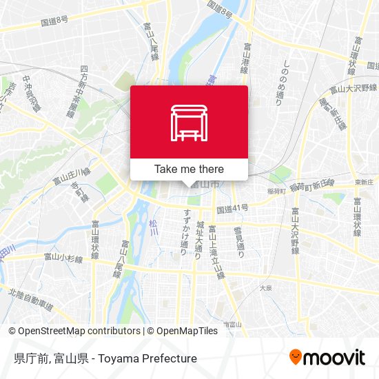 県庁前 map