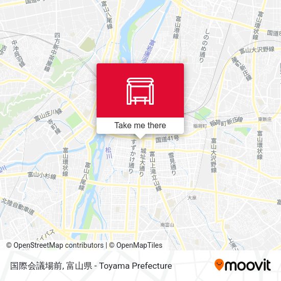 国際会議場前 map