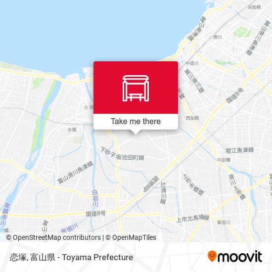 恋塚 map