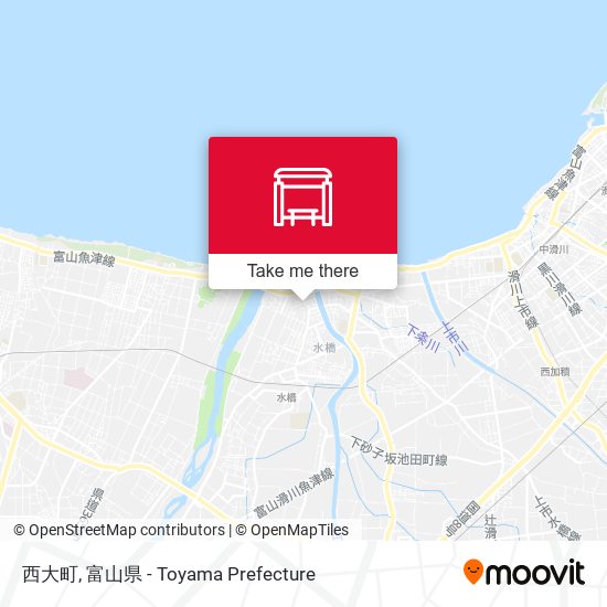 西大町 map