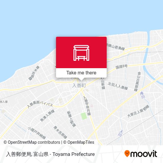 入善郵便局 map