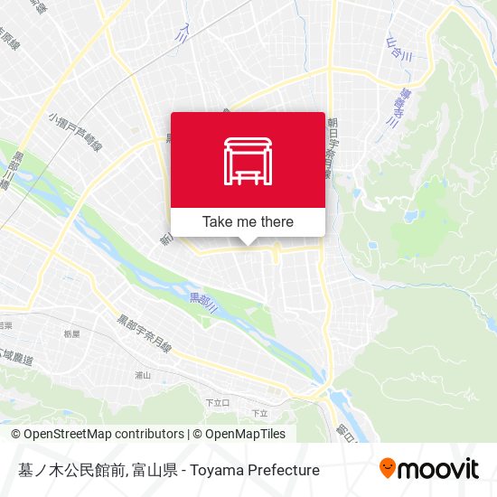 墓ノ木公民館前 map