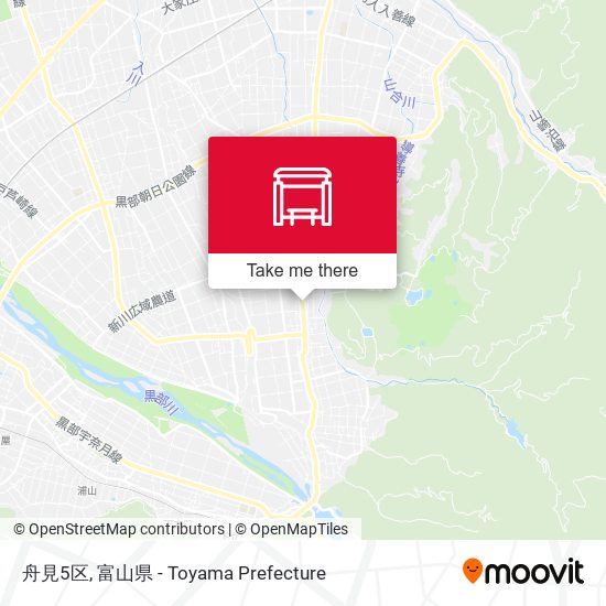 舟見5区 map