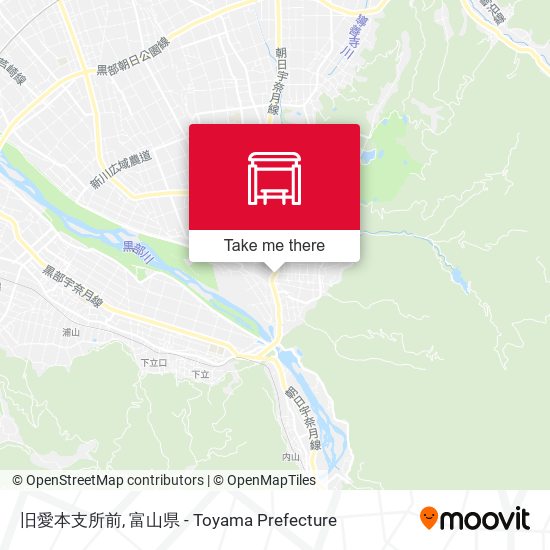 旧愛本支所前 map