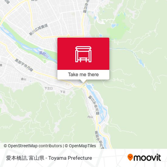 愛本橋詰 map