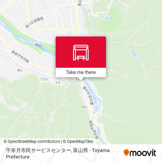 宇奈月市民サービスセンター map