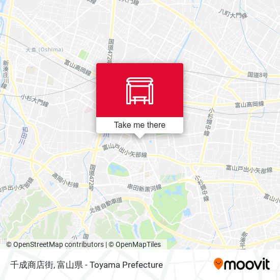 千成商店街 map