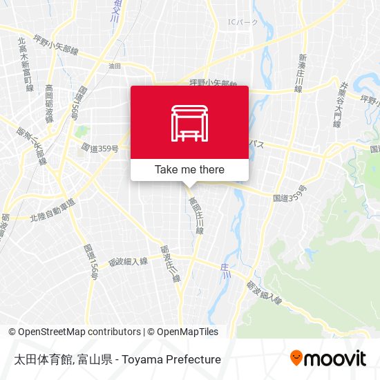 太田体育館 map