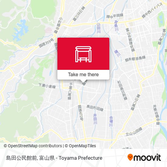 島田公民館前 map