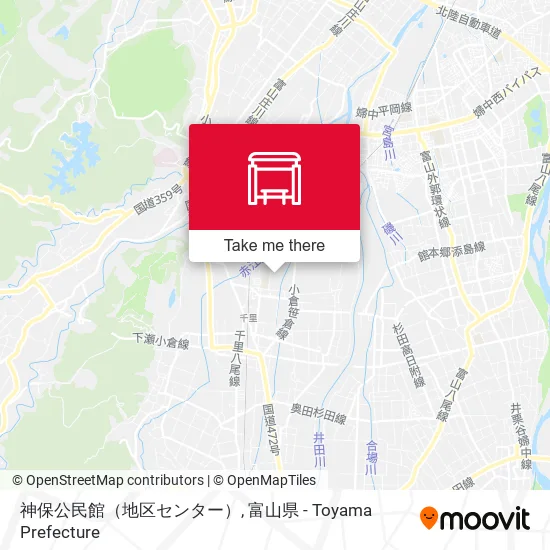 神保公民館（地区センター） map