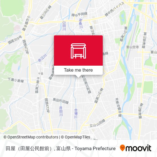 田屋（田屋公民館前） map