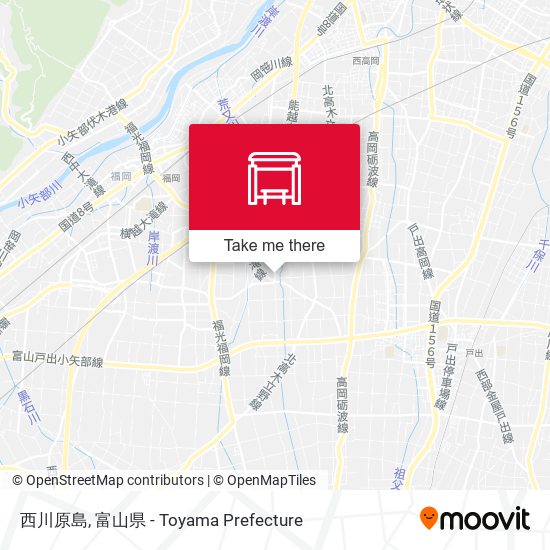 西川原島 map