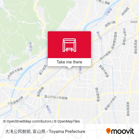 大滝公民館前 map
