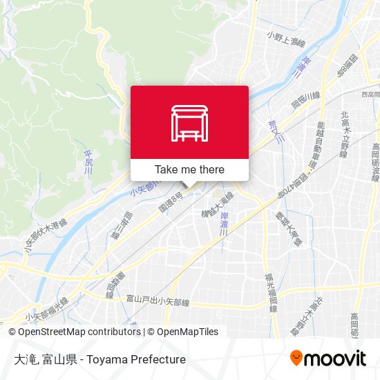 大滝 map