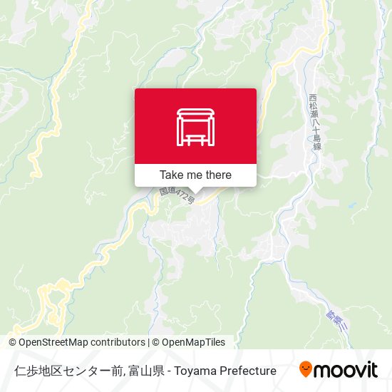 仁歩地区センター前 map