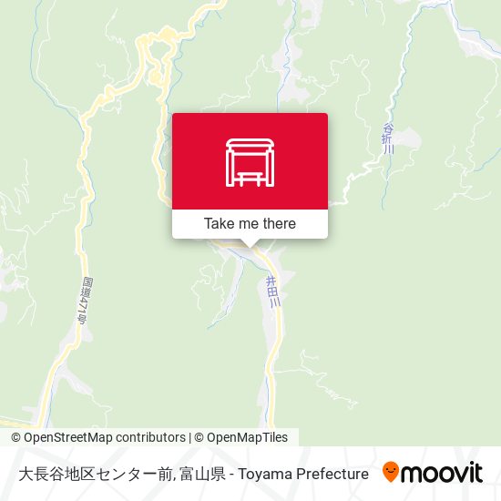 大長谷地区センター前 map