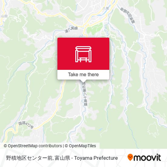 野積地区センター前 map