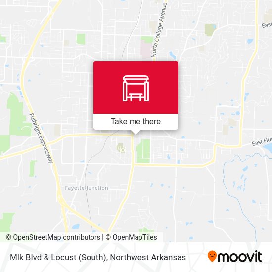 Mlk Blvd & Locust (South) map