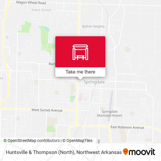 Huntsville & Thompson (North) map