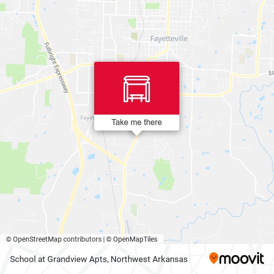 School at Grandview Apts map