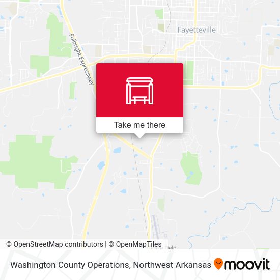 Mapa de Washington County Operations