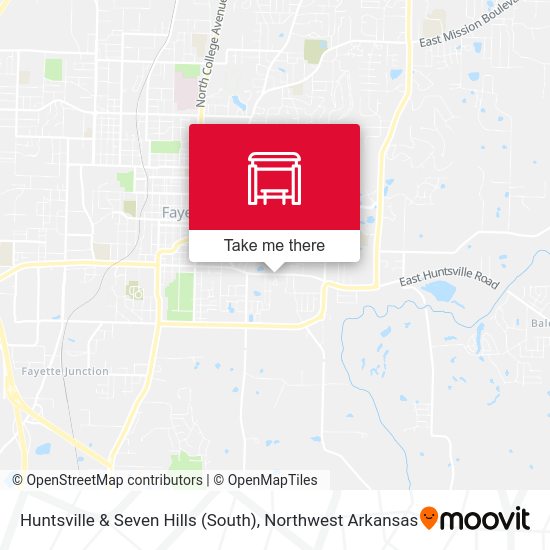 Huntsville & Seven Hills (South) map