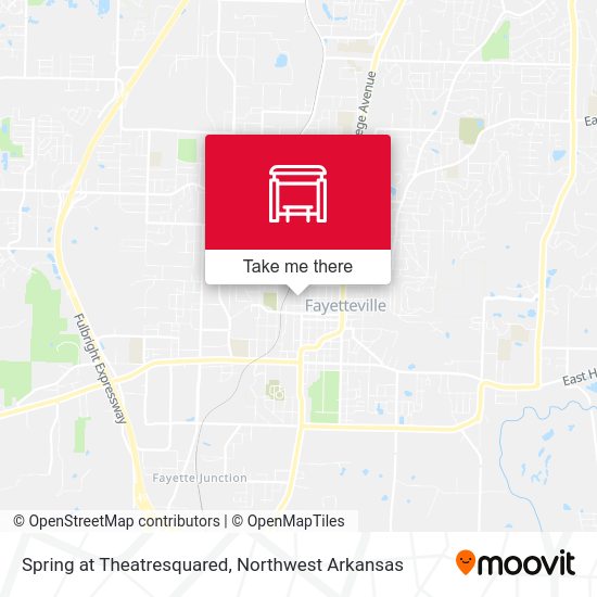 Spring at Theatresquared map
