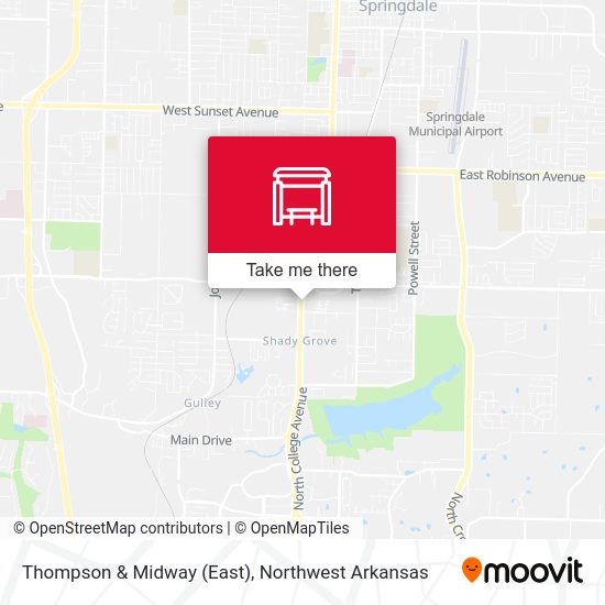 Thompson & Midway (East) map