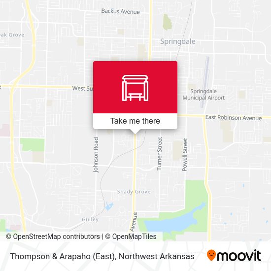 Thompson & Arapaho (East) map