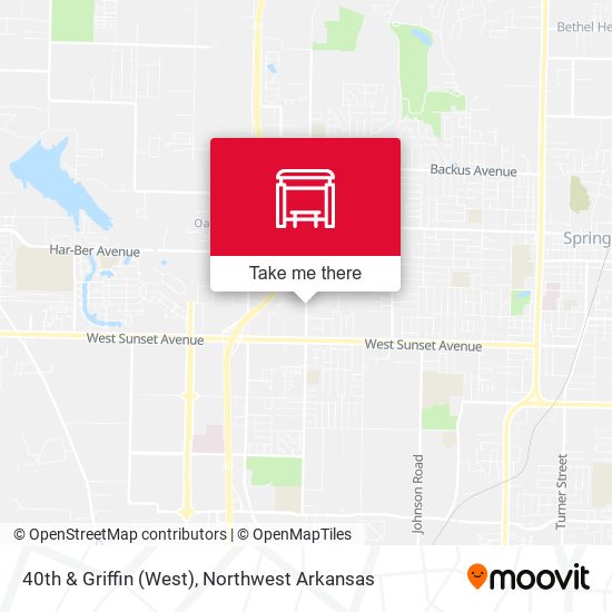 40th & Griffin (West) map