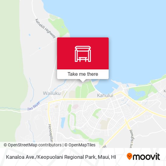 Kanaloa Ave. / Keopuolani Regional Park map